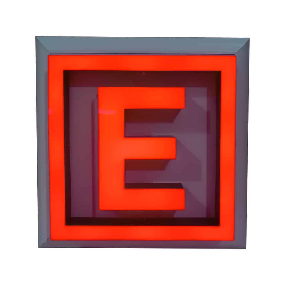 Kutu Harf Eczane E Tabela 60x60 cm